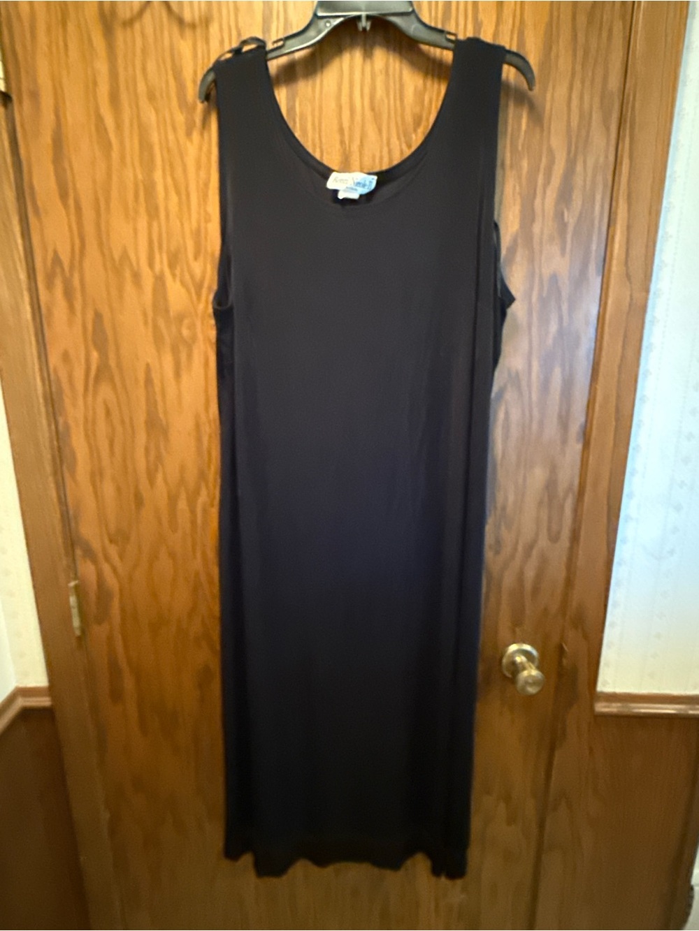 Classic Sleeveless Black Maxi Dress by Ronni Nicole